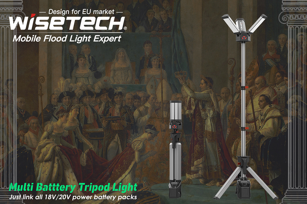 work light,Tower light,tripod light,portable work light,flood light,ODM factory,RecycledMaterials,tripod light,360 work light, tools,multi battery tripod lights, The King's Scepter of European Lighting Solutions